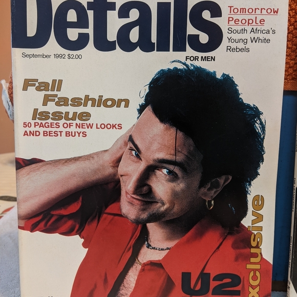 Details Magazine Bono'92 & The Edge'94 2 mags in Pristine Condition!! SALE!! - Picture 5 of 6